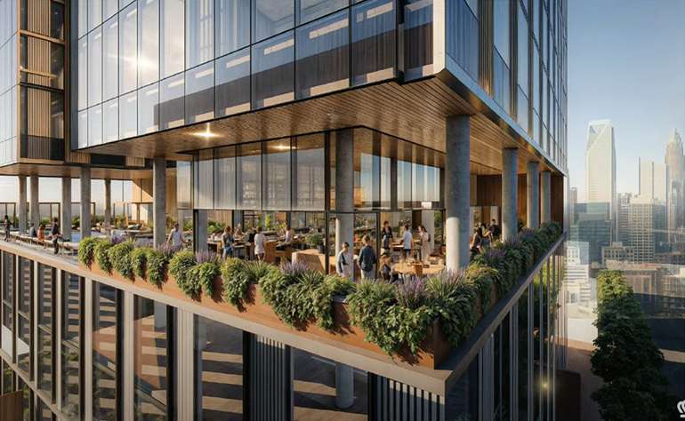 Council got their first look at a proposed high-rise hotel in South End on Monday
