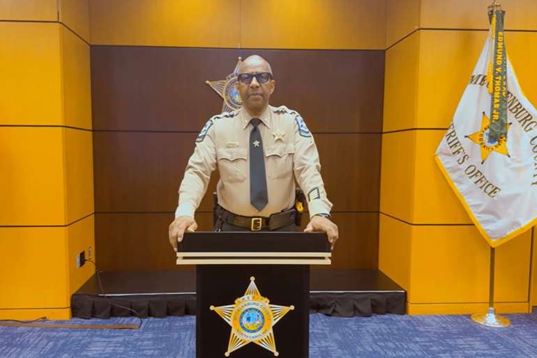 Major Anthony Durrah, facility commander at the Mecklenburg County jail, responds to reports that inmates with medical conditions have been forced to sleep on the floor
